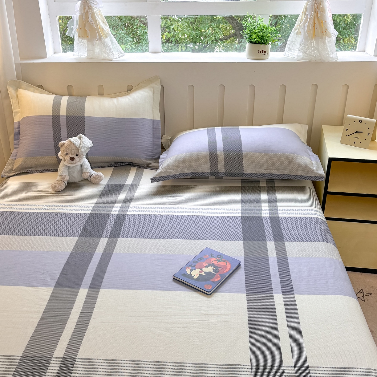 91家纺网 家纺一手货源 找家纺 大吉 2025新款亲肤舒适全棉纯棉喷气小清新印花系列单床单床单单件单品床单 卡迪