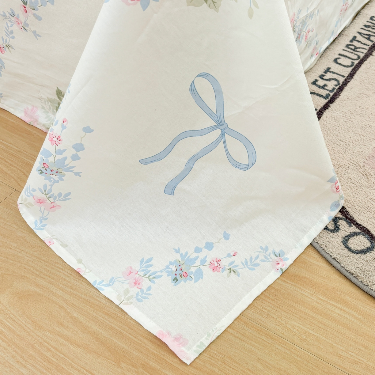 91家纺网 家纺一手货源 找家纺 大吉 2025新款亲肤舒适全棉纯棉喷气小清新印花系列单床单床单单件单品床单 童话