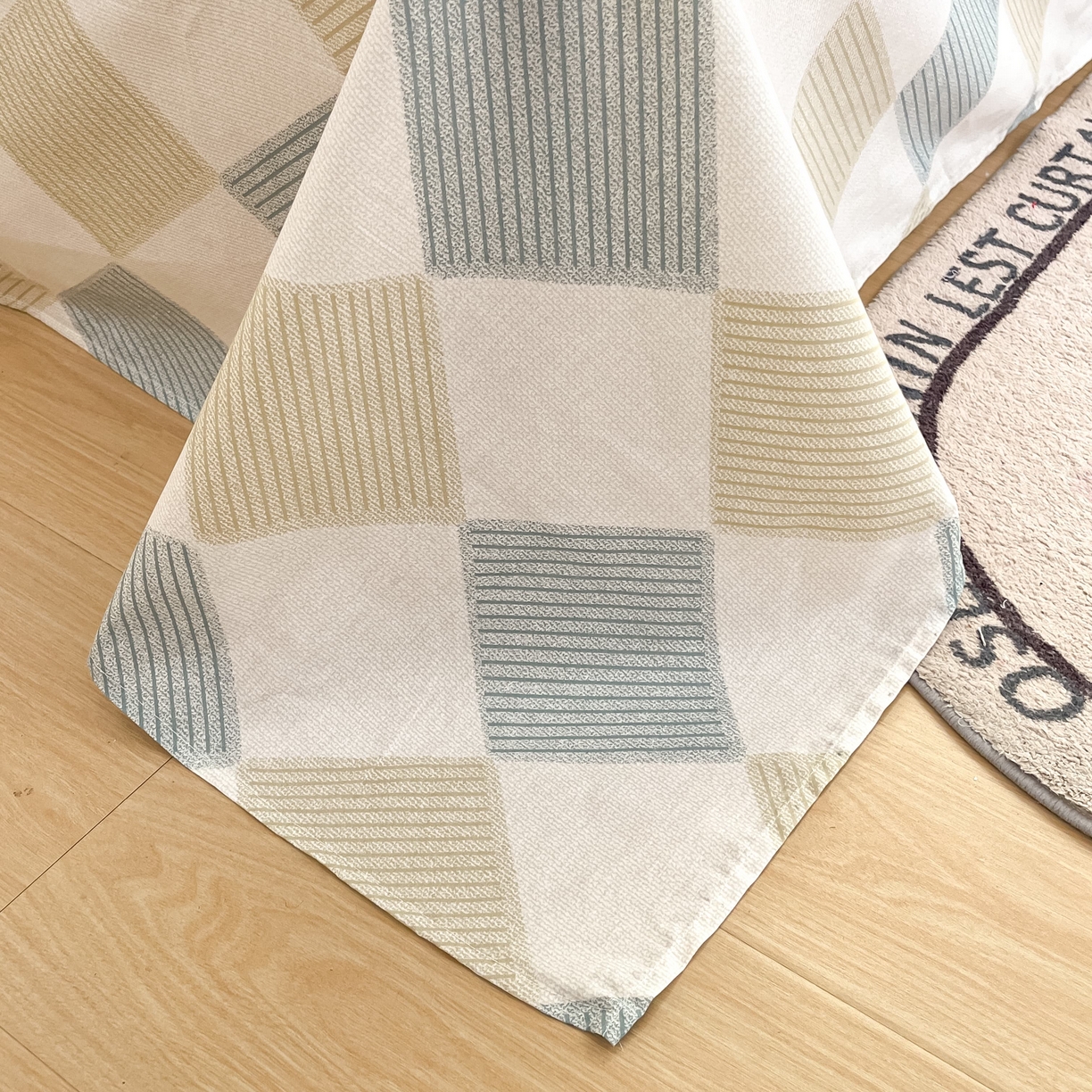 91家纺网 家纺一手货源 找家纺 大吉 2025新款亲肤舒适全棉纯棉喷气小清新印花系列单床单床单单件单品床单 向往