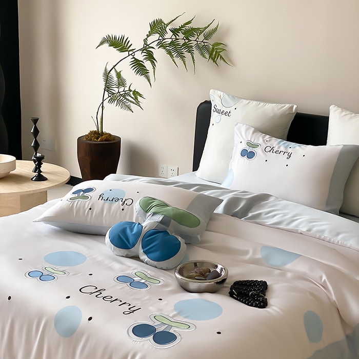 91家纺网 家纺一手货源 找家纺 （总）MIU缪家居 2025新款60支兰精天丝四件套-啵啵乐