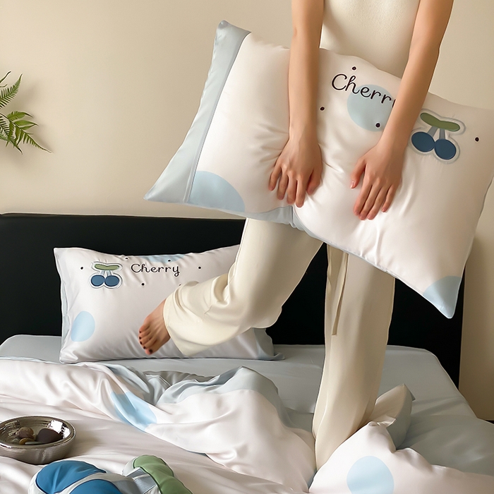 91家纺网 家纺一手货源 找家纺 （总）MIU缪家居 2025新款60支兰精天丝四件套-啵啵乐