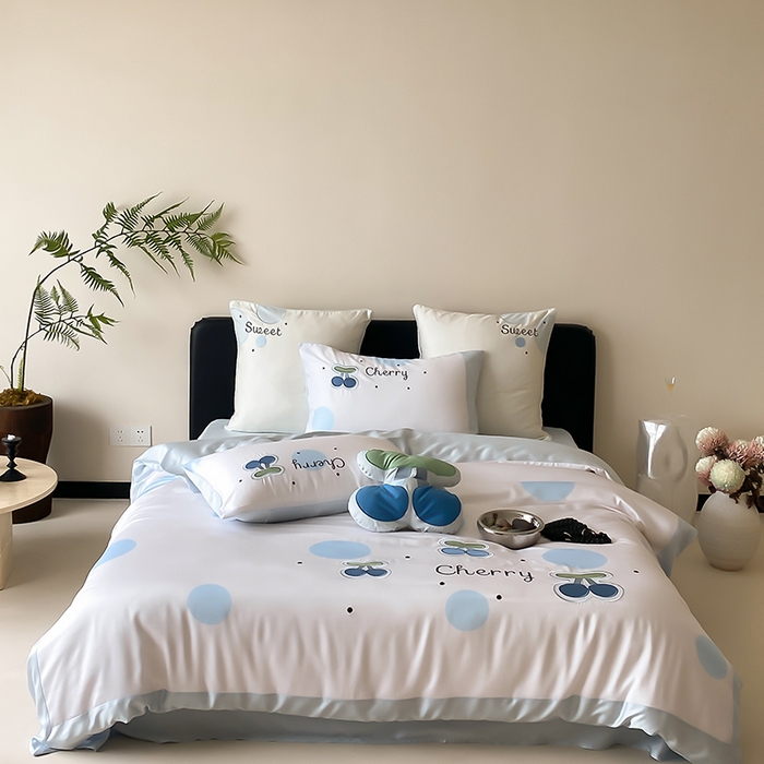 91家纺网 家纺一手货源 找家纺 （总）MIU缪家居 2025新款60支兰精天丝四件套-啵啵乐