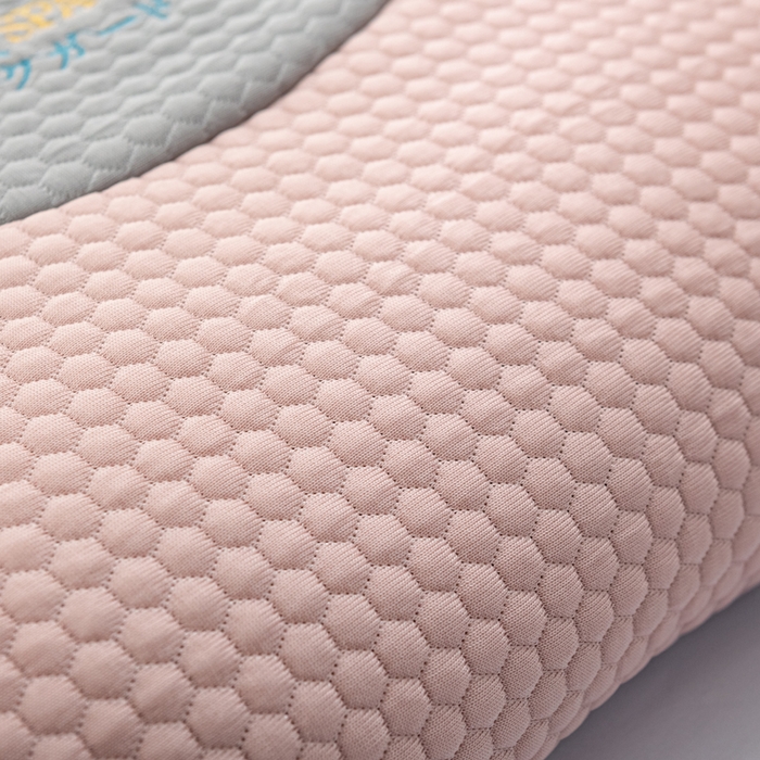 91家纺网 家纺一手货源 找家纺 萌番宝 2025新款立体冰豆豆荞麦护颈SPA枕枕头枕芯 冰豆豆粉色 35x52x8cm/只