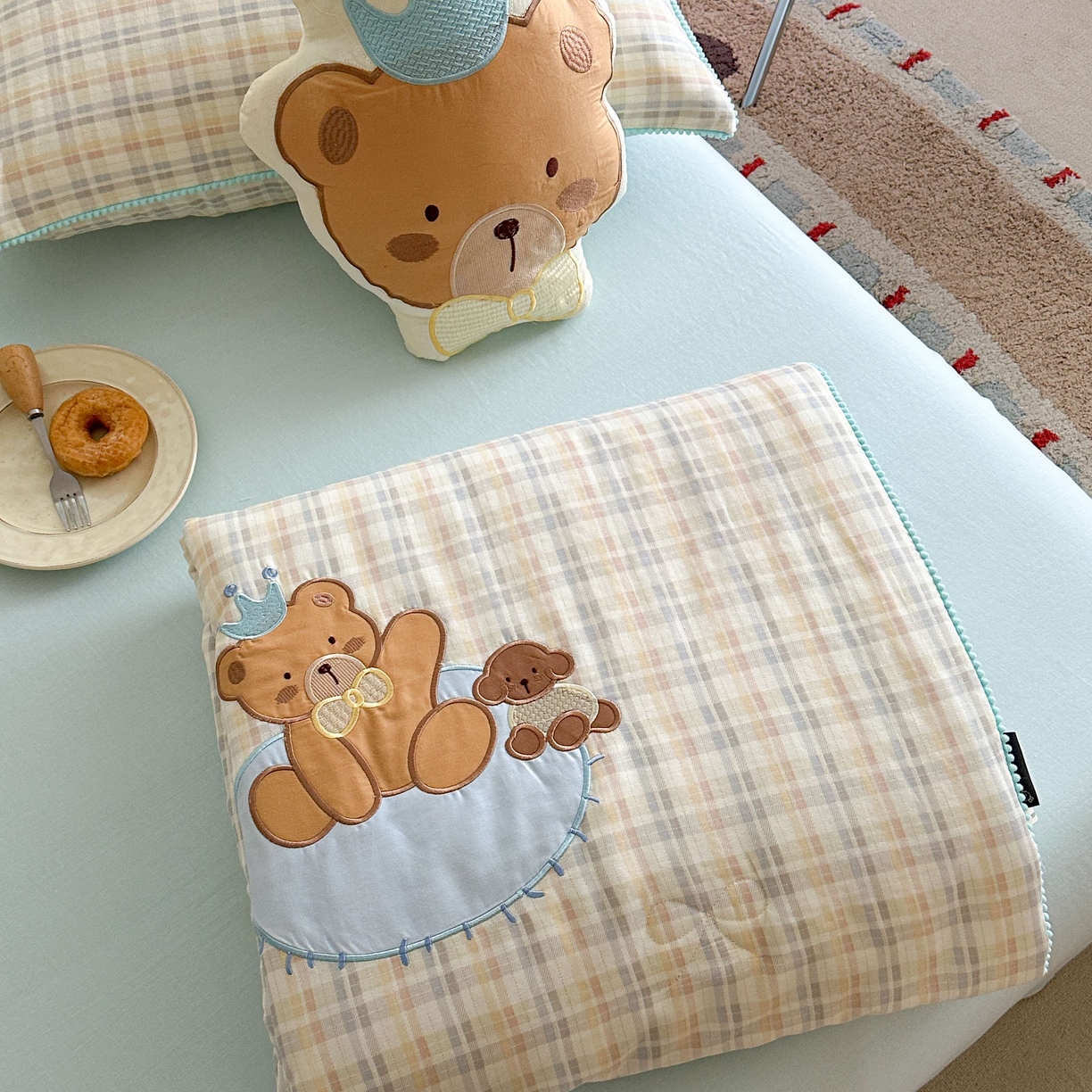 91家纺网 家纺一手货源 找家纺 （总）觅糖家纺 2025春夏新款全棉双层纱夏被夏凉被空调被