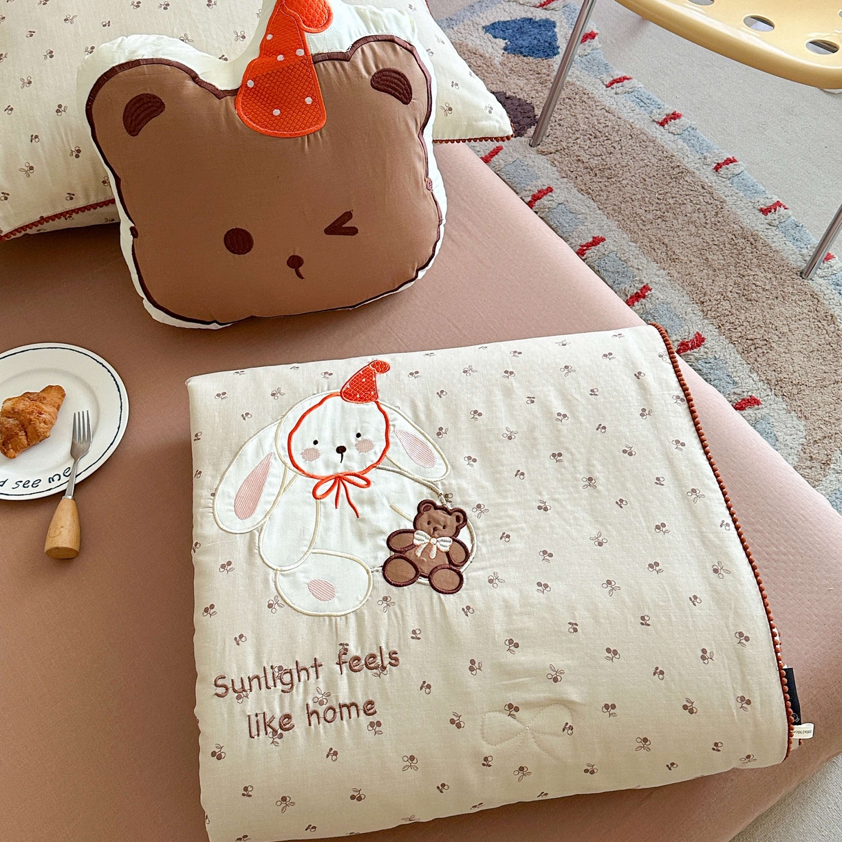 91家纺网 家纺一手货源 找家纺 （总）觅糖家纺 2025春夏新款全棉双层纱夏被夏凉被空调被