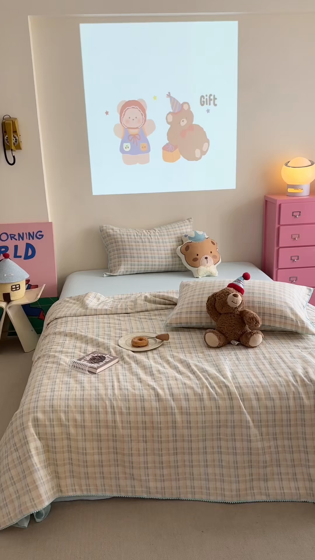 91家纺网 家纺一手货源 找家纺 觅糖家纺 2025春夏新款全棉双层纱夏被夏凉被空调被 伙伴熊