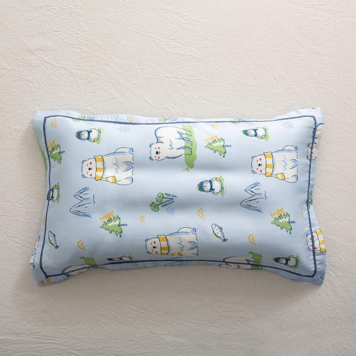 91家纺网 家纺一手货源 找家纺 （总）萌番宝 2025新款A类卡通莱赛尔天丝枕套50支儿童冰丝枕罩乳胶单枕套枕套单件