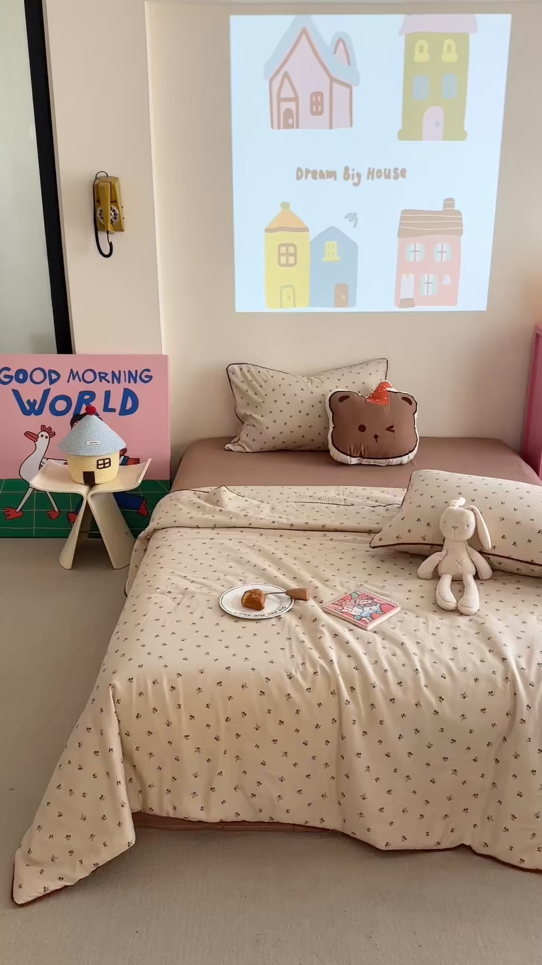 91家纺网 家纺一手货源 找家纺 觅糖家纺 2025春夏新款全棉双层纱夏被夏凉被空调被 礼物小兔