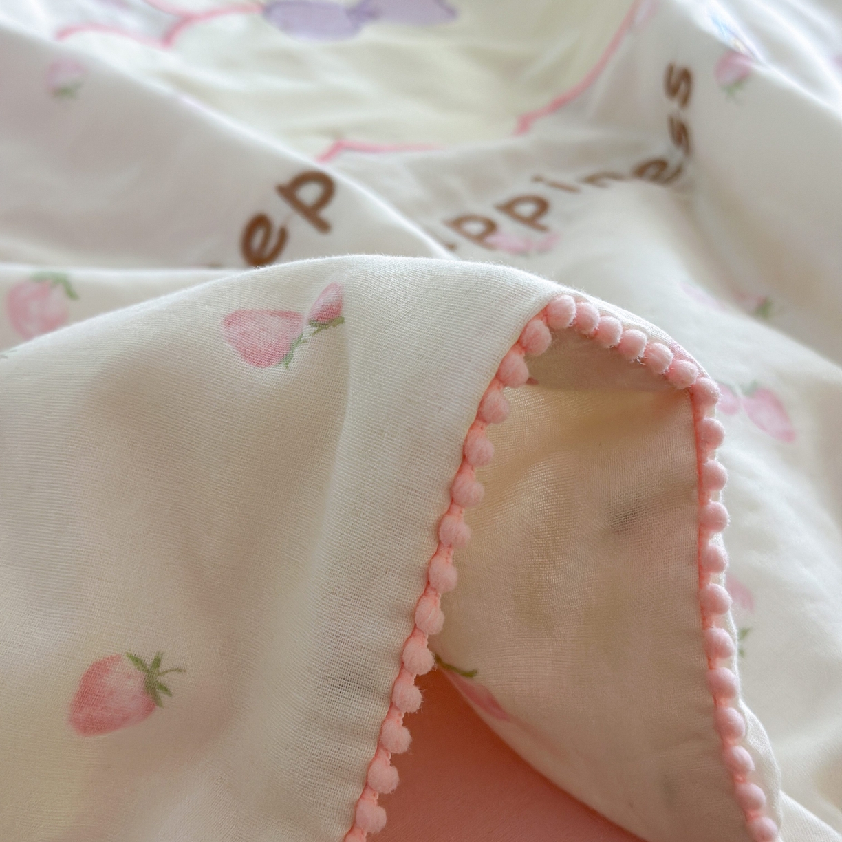 91家纺网 家纺一手货源 找家纺 觅糖家纺 2025春夏新款全棉双层纱夏被夏凉被空调被 糖果狗