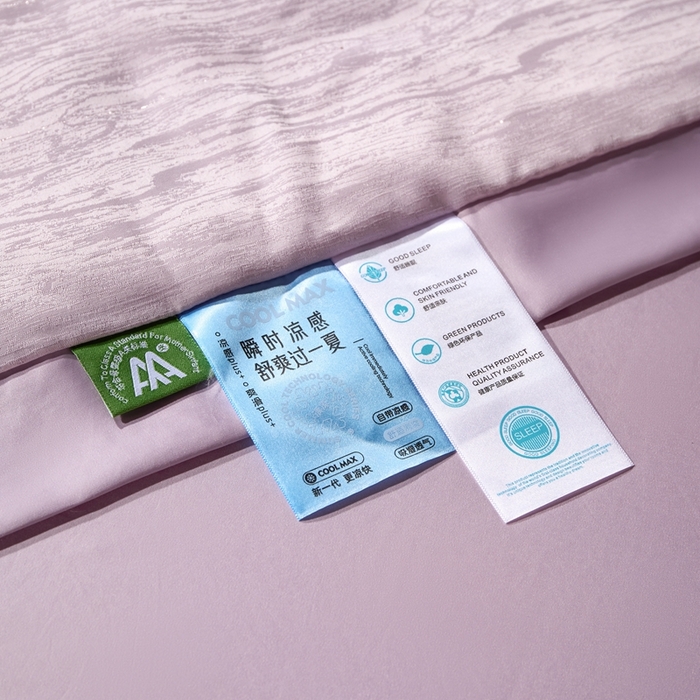 91家纺网 家纺一手货源 找家纺 丽卡家纺 2025新款翡丽天丝提花夏被四件套