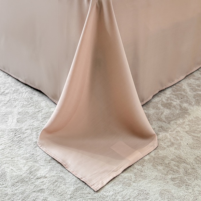 91家纺网 家纺一手货源 找家纺 芊寻家居 2025新款A类50支莱赛尔天丝数码印花夏被夏凉被空调被 花意盈香粉