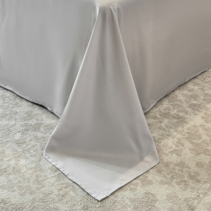 91家纺网 家纺一手货源 找家纺 芊寻家居 2025新款A类50支莱赛尔天丝数码印花夏被夏凉被空调被 静谧灰