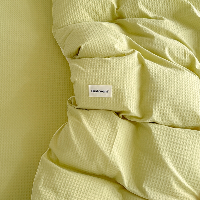 91家纺网 家纺一手货源 找家纺 （总）眠博士 2025新款全棉纯棉华夫格床垫套四件套