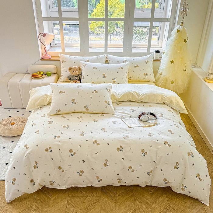 91家纺网 家纺一手货源 找家纺 （总）芊寻家居 2025新款13372全棉印花系列四件套