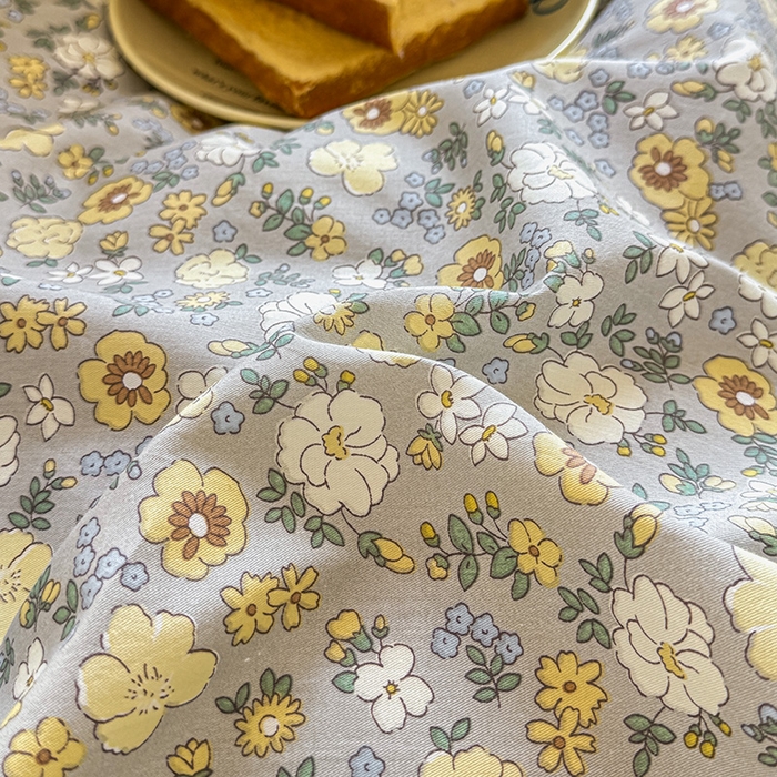 91家纺网 家纺一手货源 找家纺 芊寻家居 2025新款13372全棉印花系列四件套 暮云 灰