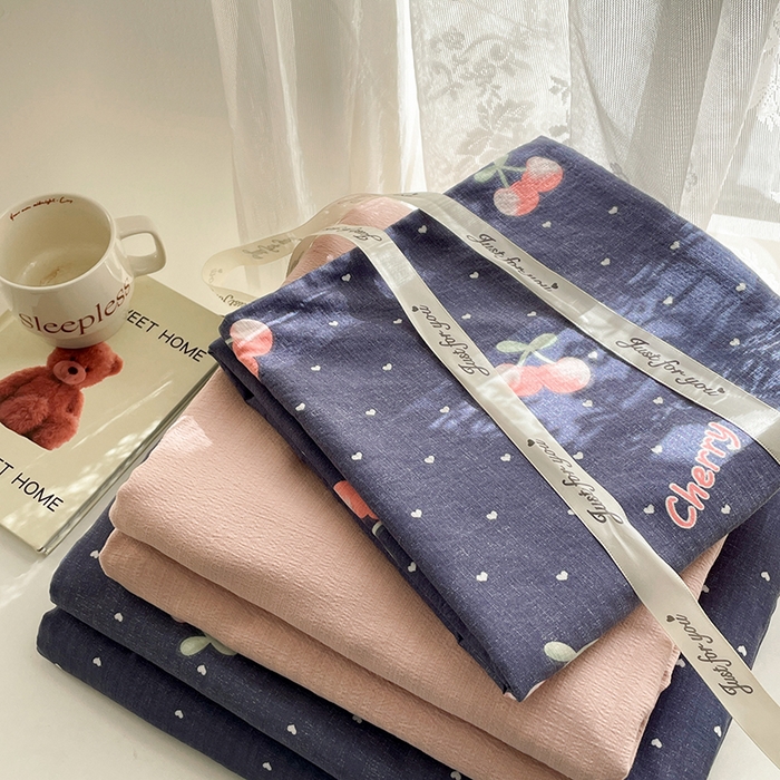 91家纺网 家纺一手货源 找家纺 贝扬思家纺 2025新款云感提花双层纱三件套-四件套-风格一 大吉大厘