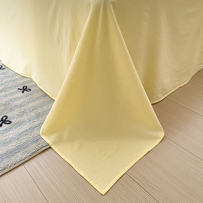 91家纺网 家纺一手货源 找家纺 贝扬思家纺 2025新款云感提花双层纱三件套-四件套-风格一 橘子海