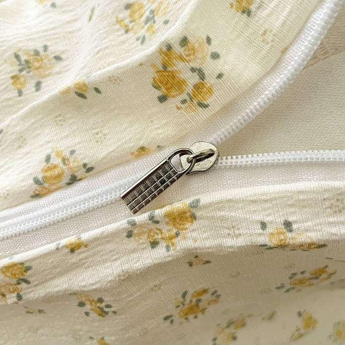 91家纺网 家纺一手货源 找家纺 贝扬思家纺 2025新款云感提花双层纱三件套-四件套-风格二 橘子海