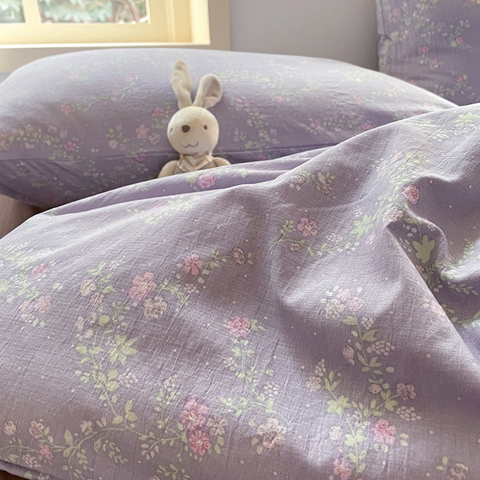 91家纺网 家纺一手货源 找家纺 贝扬思家纺 2025新款云感提花双层纱三件套-四件套-风格一 恋如青柠香