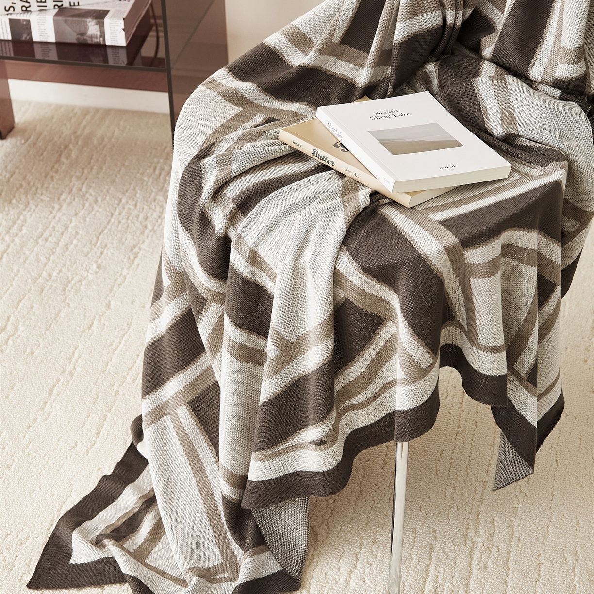 91家纺网 家纺一手货源 找家纺 （总）暖绵绵家纺 2025新款莱赛尔盖毯毯子-格尔利【注：最低零售价：128元】