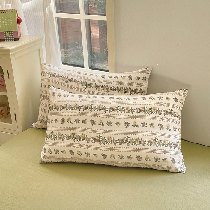 91家纺网 家纺一手货源 找家纺 贝扬思家纺 2025新款云感提花双层纱三件套-四件套-风格一 玫瑰哒