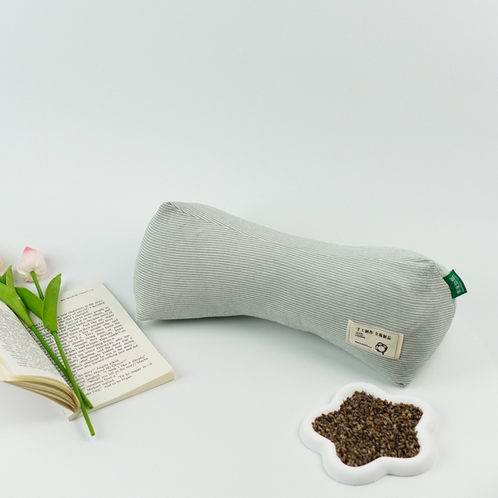 91家纺网 家纺一手货源 找家纺 （总）芯洲2025新款水洗棉条纹荞麦枕简约三角骨头枕枕头枕芯