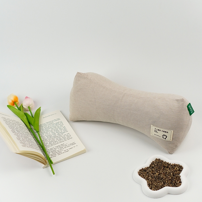 91家纺网 家纺一手货源 找家纺 （总）芯洲2025新款水洗棉条纹荞麦枕简约三角骨头枕枕头枕芯