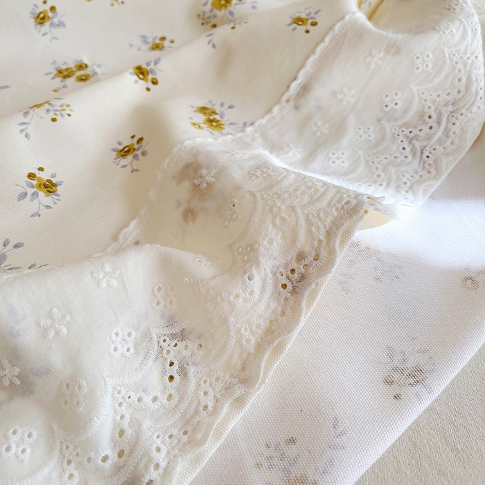 91家纺网 家纺一手货源 找家纺 春皖家纺 2025春夏新款老粗布花边款凉席席子单床单 床单单件 花边-倩影米