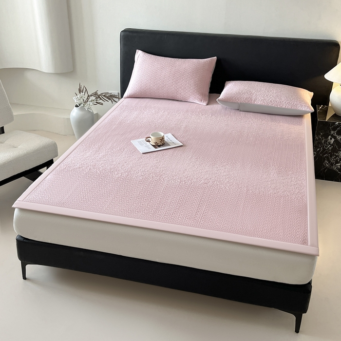 91家纺网 家纺一手货源 找家纺 （总）雅居纺家纺 2025春夏新款提花星空凉感席凉席席子