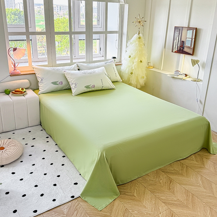 91家纺网 家纺一手货源 找家纺 芊寻家居 2025新款13372全棉印花系列单被套 雅姿