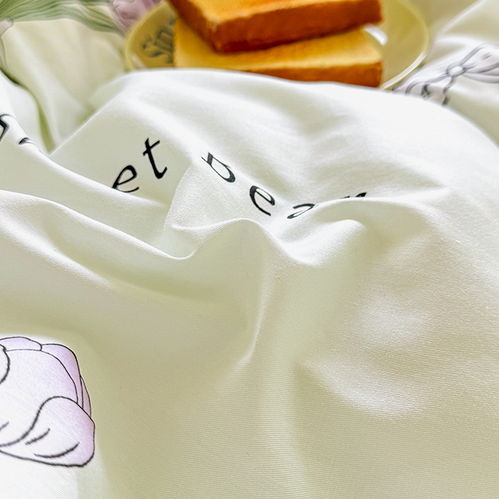 91家纺网 家纺一手货源 找家纺 芊寻家居 2025新款13372全棉印花系列单被套 雅姿