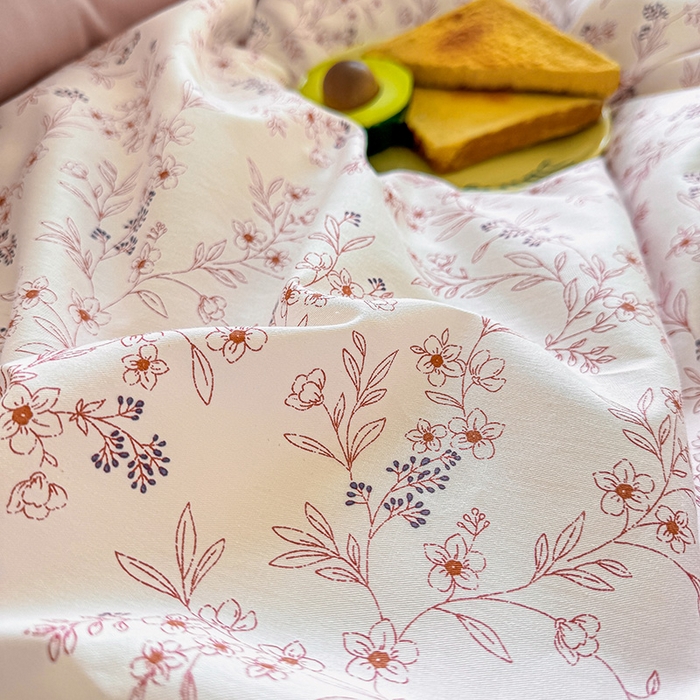 91家纺网 家纺一手货源 找家纺 芊寻家居 2025新款13372全棉印花系列单被套 芷若