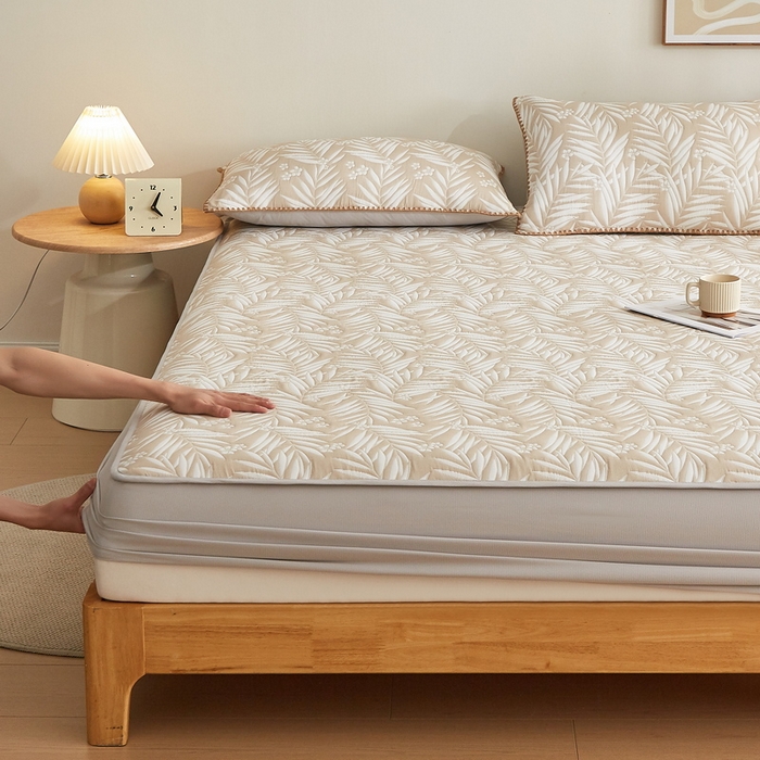 91家纺网 家纺一手货源 找家纺 （总）梦镜家纺 2025新款A类针织双层纱床笠