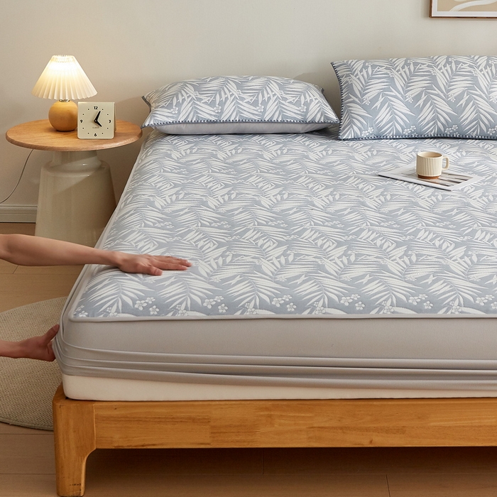 91家纺网 家纺一手货源 找家纺 （总）梦镜家纺 2025新款A类针织双层纱床笠