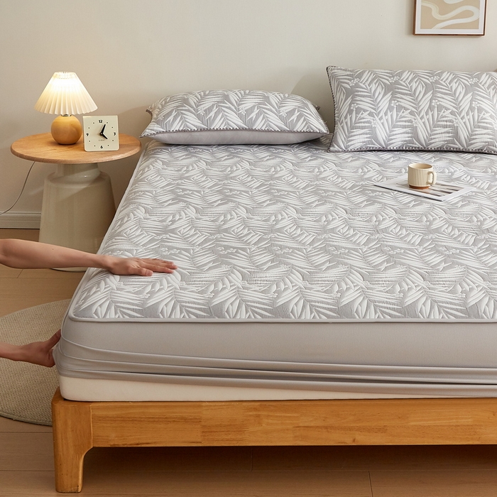 91家纺网 家纺一手货源 找家纺 （总）梦镜家纺 2025新款A类针织双层纱床笠