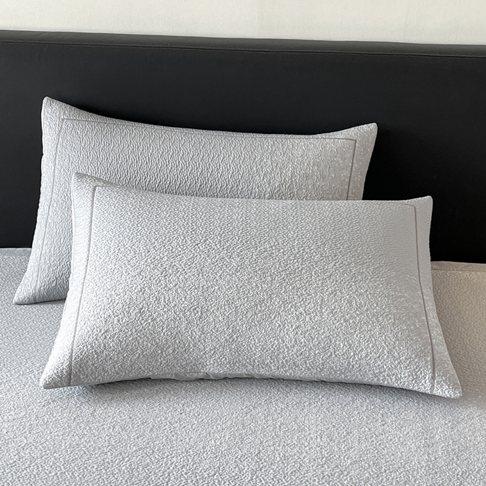 91家纺网 家纺一手货源 找家纺 雅居纺家纺 2025春夏新款提花星空凉感席凉席席子 星空-灰 床席款