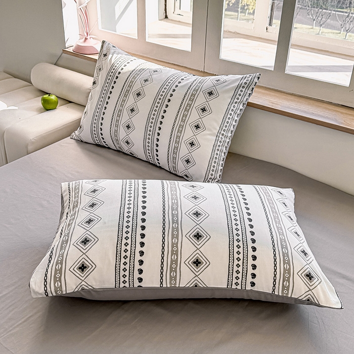 芊寻家居 2025新款13372全棉印花系列单枕套 广岛之恋