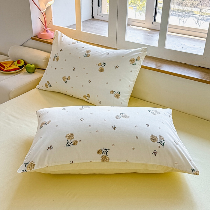 芊寻家居 2025新款13372全棉印花系列单枕套 盛夏