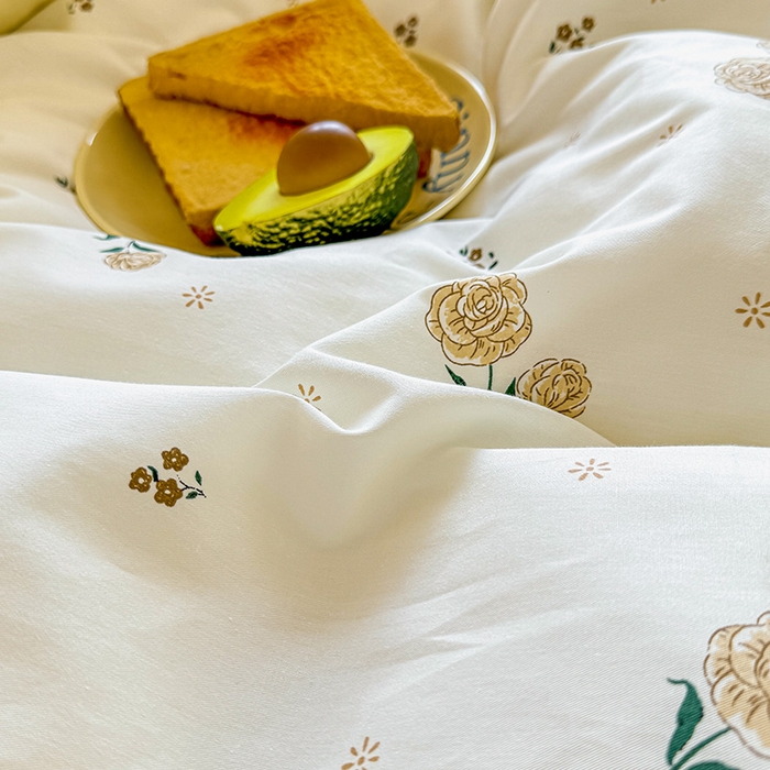 91家纺网 家纺一手货源 找家纺 芊寻家居 2025新款13372全棉印花系列单枕套 盛夏