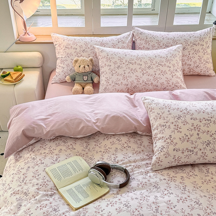 91家纺网 家纺一手货源 找家纺 芊寻家居 2025新款13372全棉印花系列单枕套 芷若