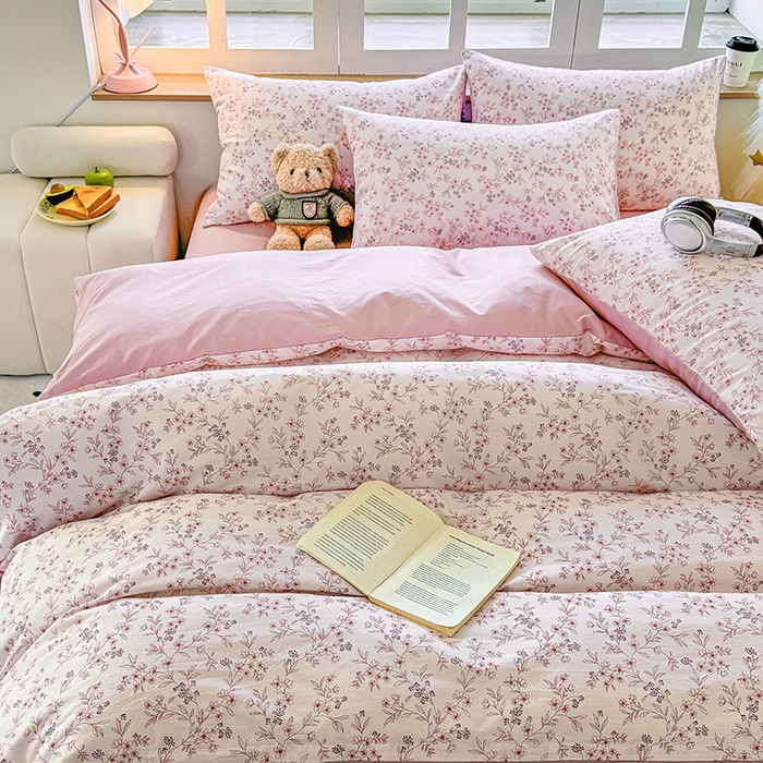 91家纺网 家纺一手货源 找家纺 芊寻家居 2025新款13372全棉印花系列单枕套 芷若