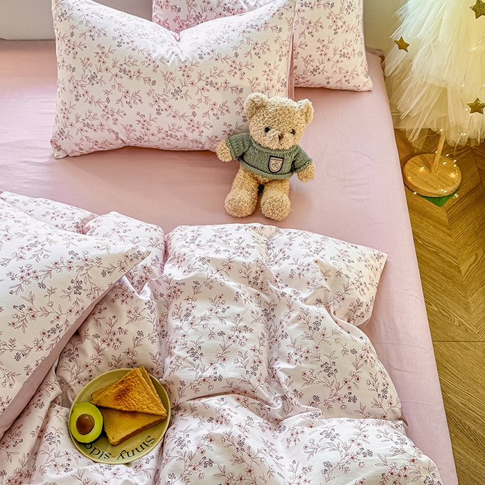 91家纺网 家纺一手货源 找家纺 芊寻家居 2025新款13372全棉印花系列单枕套 芷若