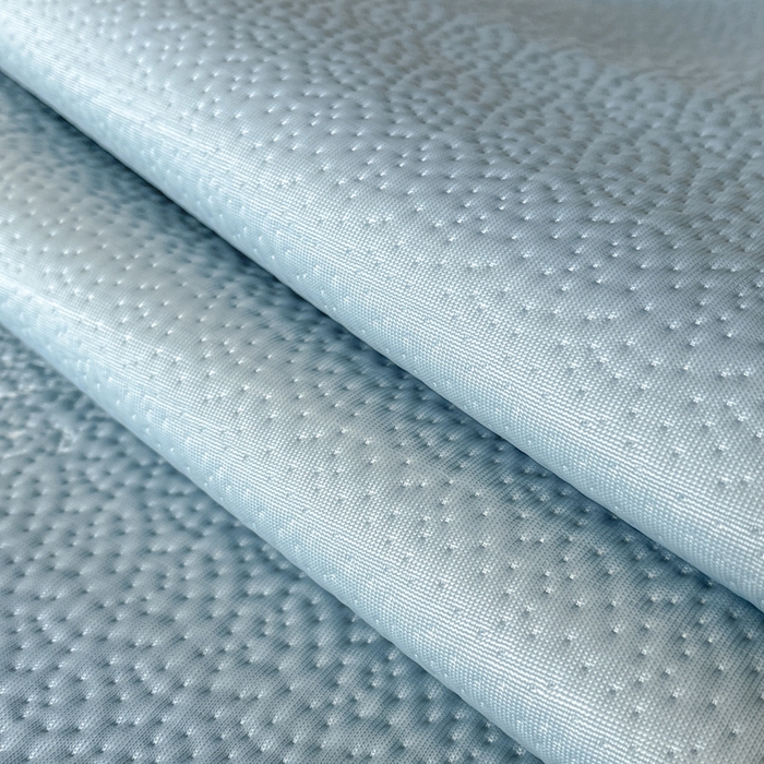 91家纺网 家纺一手货源 找家纺 雅居纺家纺 2025春夏新款提花星空凉感席凉席席子 星空-蓝 床笠款