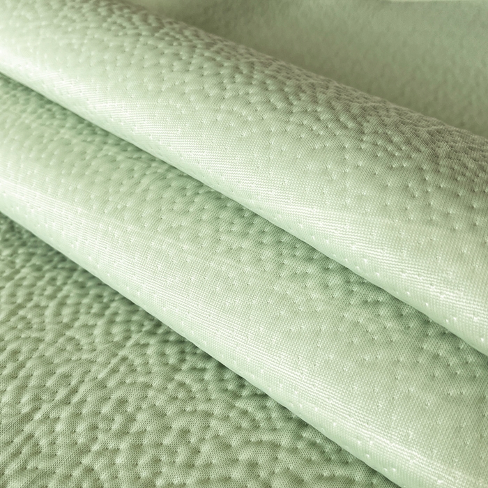 91家纺网 家纺一手货源 找家纺 雅居纺家纺 2025春夏新款提花星空凉感席凉席席子 星空-绿 床笠款