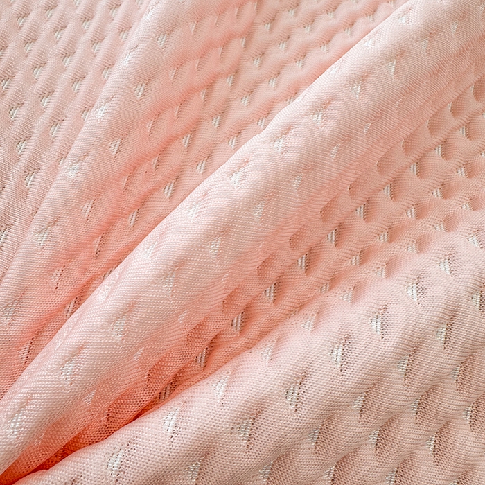 91家纺网 家纺一手货源 找家纺 （总）蓝邻家纺 2025春夏新款PE提花雪纺+绣花花边凉席席子