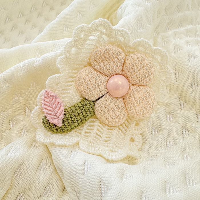 91家纺网 家纺一手货源 找家纺 蓝邻家纺 2025春夏新款PE提花雪纺+绣花花边凉席席子 夏花-米白