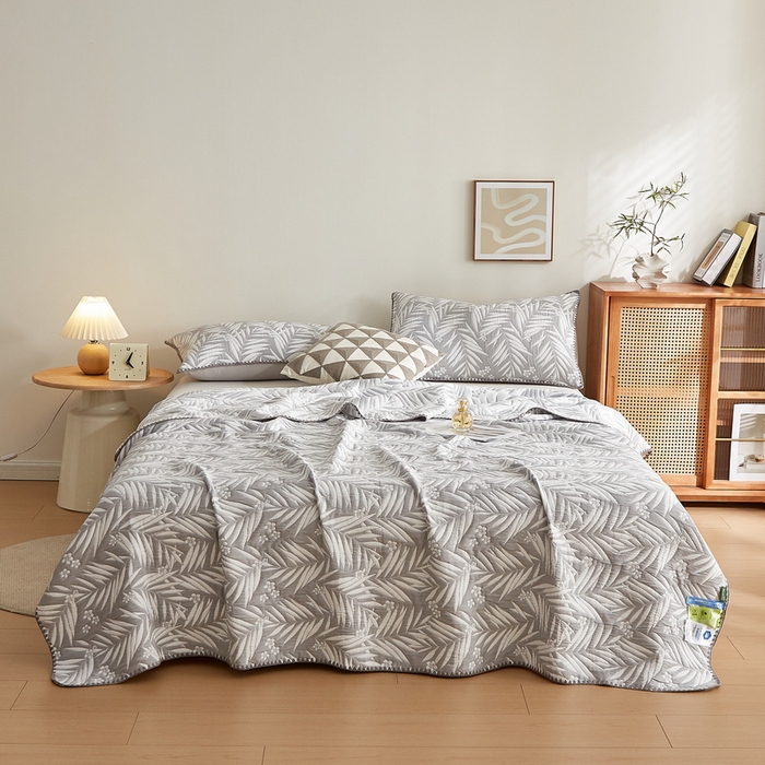 91家纺网 家纺一手货源 找家纺 （总）梦镜家纺 2025新款A类针织双层纱盖毯毯子