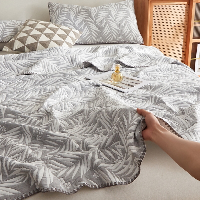 91家纺网 家纺一手货源 找家纺 （总）梦镜家纺 2025新款A类针织双层纱盖毯毯子