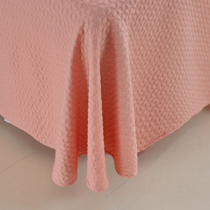 91家纺网 家纺一手货源 找家纺 琪宝阁 2025新款美容床罩四件套美容院专用套件-小风车系列 小风车-粉色