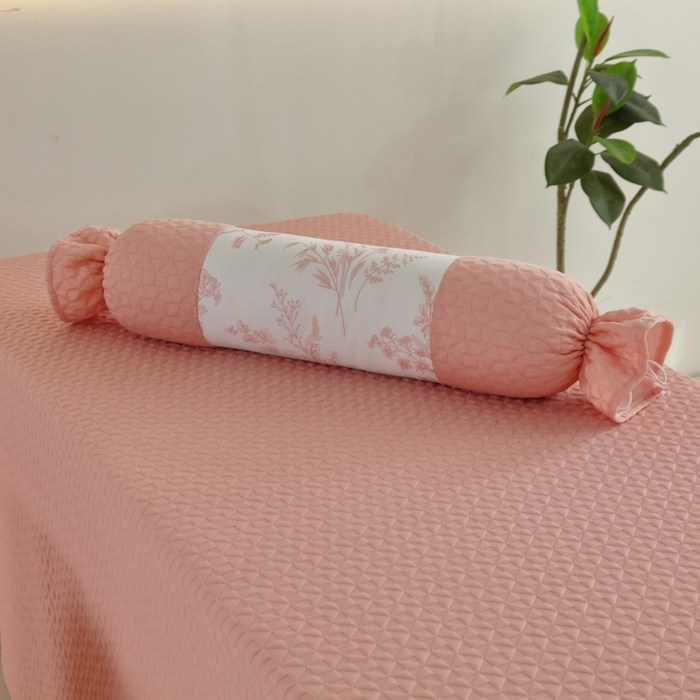 91家纺网 家纺一手货源 找家纺 琪宝阁 2025新款美容床罩四件套美容院专用套件-小风车系列 小风车-粉色